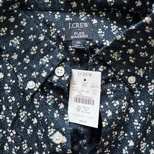 NWT JCREW Floral Button-up Size XL